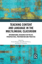 Front cover of Teaching Content and Language in the Multilingual Classroom by Svenja Hammer
