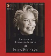 Cover of Lessons in Becoming Myself by Ellen Burstyn