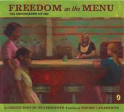 Cover of Freedom on the Menu by Carole Boston Weatherford