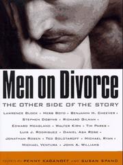 Front cover of Men on divorce by Penny Kaganoff