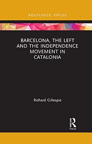 Cover of Barcelona, the Left and the Independence Movement in Catalonia by Richard Gillespie