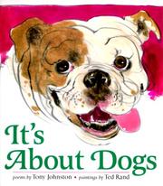 Cover of It's about dogs by Tony Johnston