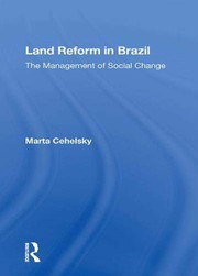Front cover of Land Reform In Brazil/h by Marta Cehelsky