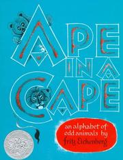 Cover of Ape in a cape by Fritz Eichenberg