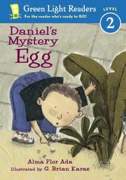 Front cover of Daniel's Mystery Egg by Alma Flor Ada