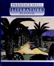 Cover of Prentice Hall Literature -- Platinum by Sumner Braunstein