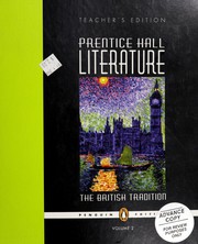 Front cover of Prentice Hall Literature--The British Edition--Volume II by Kate Kinsella