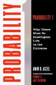 Cover of Probability 1 by Amir D. Aczel