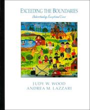 Front cover of Exceeding the boundaries by Judy W. Wood