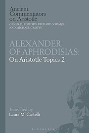 Cover of Alexander of Aphrodisias by E. W. Dooley