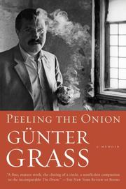 Cover of Peeling the Onion by Günter Grass