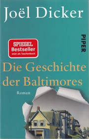 Cover of Le livre des Baltimore by Joël Dicker
