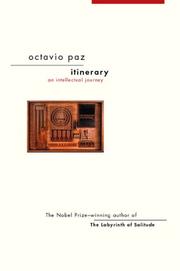 Cover of Itinerario by Octavio Paz