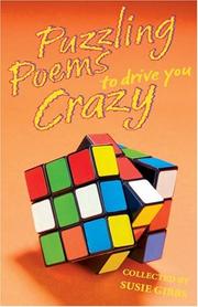 Cover of Puzzling Poems to Drive You Crazy by Susie Gibbs