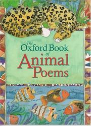 Front cover of The Oxford book of animal poems by Harrison, Michael