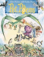 Cover of Pet poems by John Foster