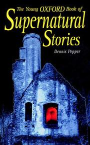 Front cover of The Young Oxford Book of Supernatural Stories by Dennis Pepper