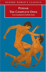 Cover of The Complete Odes by Pindar
