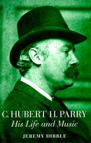 Cover of C. Hubert H. Parry by Jeremy Dibble