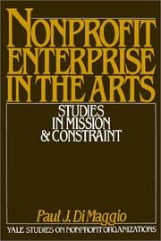 Front cover of Nonprofit Enterprise in the Arts by Paul J. DiMaggio