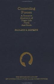 Cover of Contending forces by Pauline E. Hopkins