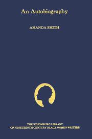 Cover of An autobiography by Amanda Smith