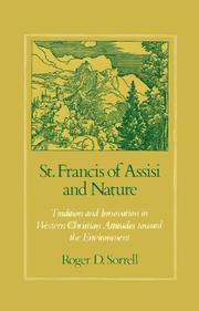 Front cover of St. Francis of Assisi and Nature by Roger D. Sorrell