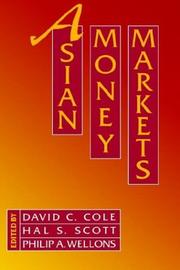 Front cover of Asian money markets by Hal S. Scott