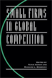 Front cover of Small Firms in Global Competition by Tamir Agmon