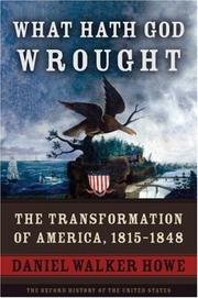 Front cover of What Hath God Wrought by Daniel Walker Howe