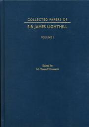Front cover of Collected Papers of Sir James Lighthill by M. James Lighthill
