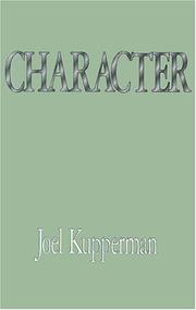 Cover of Character by Joel J. Kupperman