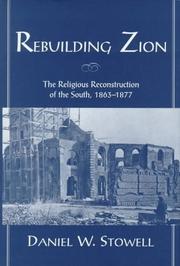 Cover of Rebuilding Zion by Daniel W. Stowell