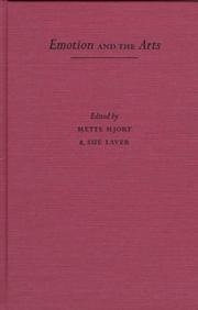 Front cover of Emotion and the arts by Mette Hjort