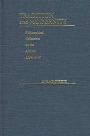 Front cover of Tradition and modernity by Kwame Gyekye