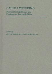 Cover of Cause lawyering by Austin Sarat