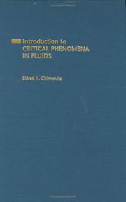 Front cover of Introduction to Critical Phenomena in Fluids (Topics in Chemical Engineering) by Eldred H. Chimowitz