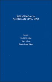 Cover of Religion and the American Civil War by Randall M. Miller