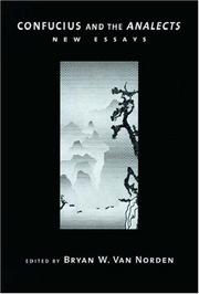 Cover of Confucius and the Analects by Bryan W. Van Norden