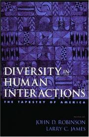 Cover of Diversity in human interactions by John D. Robinson