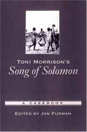 Front cover of Toni Morrison's Song of Solomon by Jan Furman
