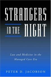Cover of Strangers in the Night by Peter D. Jacobson