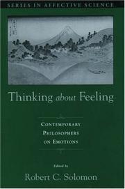 Cover of Thinking about Feeling by Robert C. Solomon