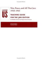 Front cover of A History of US by Joy Hakim
