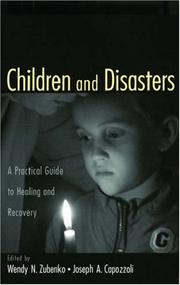 Cover of Children and Disasters by Joseph Capozzoli