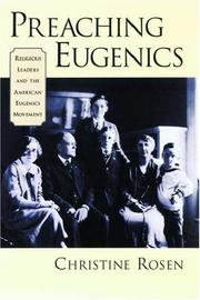 Cover of Preaching Eugenics by Christine Rosen