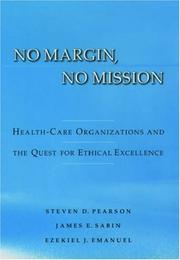 Cover of No margin, no mission by Unknown
