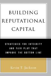 Cover of Building Reputational Capital by Kevin T. Jackson