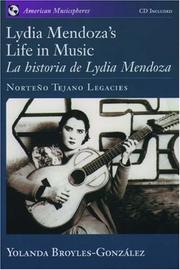 Front cover of Lydia Mendoza's Life in Music / La Historia de Lydia Mendoza by Yolanda Broyles-Gonzalez
