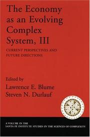 Cover of The economy as an evolving complex system III by Lawrence Blume